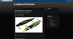 Desktop Screenshot of longboardreviews-org.blogspot.com