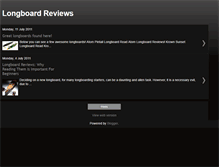 Tablet Screenshot of longboardreviews-org.blogspot.com
