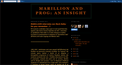 Desktop Screenshot of marillionprog.blogspot.com