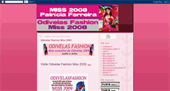 Desktop Screenshot of odivelasfashion-miss2008.blogspot.com