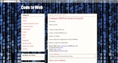 Desktop Screenshot of codetoweb.blogspot.com