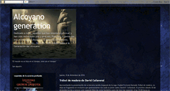 Desktop Screenshot of generaciondelalcoyano.blogspot.com