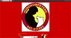 Desktop Screenshot of hundkompetens.blogspot.com