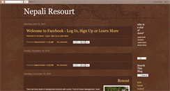 Desktop Screenshot of naturalresourt.blogspot.com