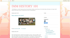 Desktop Screenshot of immhistory.blogspot.com