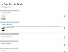 Tablet Screenshot of lacancionpirata.blogspot.com