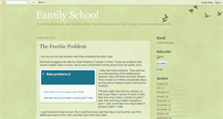 Desktop Screenshot of familyschool.blogspot.com