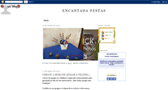 Desktop Screenshot of encantada-festas.blogspot.com