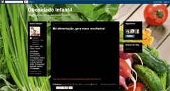 Desktop Screenshot of infantil-obesidade.blogspot.com