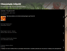 Tablet Screenshot of infantil-obesidade.blogspot.com