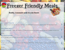 Tablet Screenshot of freezerfriendly.blogspot.com