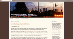 Desktop Screenshot of lightningismyname.blogspot.com