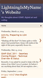 Mobile Screenshot of lightningismyname.blogspot.com