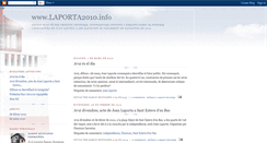 Desktop Screenshot of laporta2010info.blogspot.com