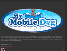 Tablet Screenshot of mymobiledog.blogspot.com