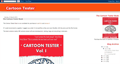 Desktop Screenshot of cartoontester.blogspot.com