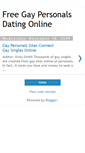 Mobile Screenshot of gaypersonalsfree.blogspot.com