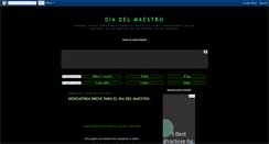 Desktop Screenshot of deldiadelmaestro.blogspot.com