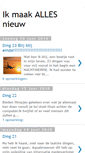 Mobile Screenshot of ikmaakallesnieuw.blogspot.com