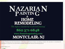 Tablet Screenshot of nazarianpainting.blogspot.com