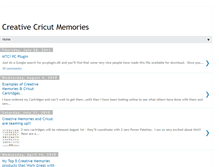 Tablet Screenshot of creativecricutmemories.blogspot.com