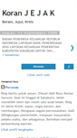 Mobile Screenshot of koranjejak.blogspot.com