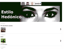 Tablet Screenshot of estilohedonico.blogspot.com