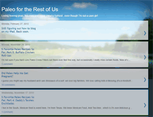 Tablet Screenshot of paleofortherestofus.blogspot.com