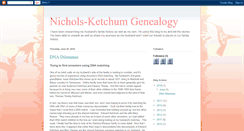 Desktop Screenshot of mnkgenealogy.blogspot.com