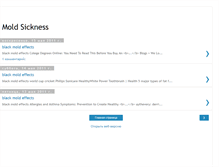Tablet Screenshot of mold-sickness.blogspot.com