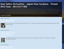 Tablet Screenshot of jagoankaossurabaya.blogspot.com