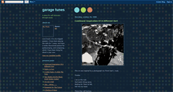 Desktop Screenshot of garagetunes.blogspot.com