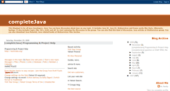 Desktop Screenshot of completejava-group.blogspot.com
