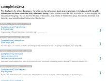 Tablet Screenshot of completejava-group.blogspot.com