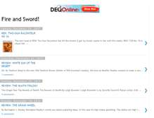 Tablet Screenshot of fireandsword.blogspot.com