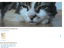 Tablet Screenshot of myanimalfamily.blogspot.com