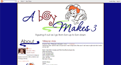 Desktop Screenshot of aboymakes3.blogspot.com