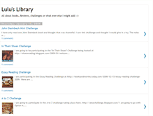 Tablet Screenshot of luluslibrary.blogspot.com