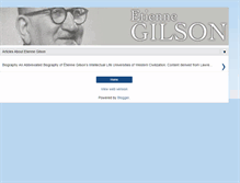 Tablet Screenshot of etiennegilson.blogspot.com