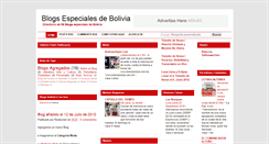 Desktop Screenshot of blogsespeciales.blogspot.com