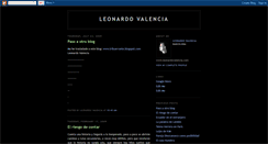 Desktop Screenshot of leonardovalencia.blogspot.com