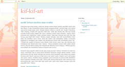 Desktop Screenshot of kif-kif-art.blogspot.com