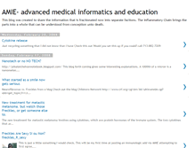 Tablet Screenshot of advancedmedinfo.blogspot.com