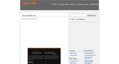 Desktop Screenshot of jajulstuff.blogspot.com