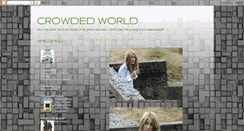 Desktop Screenshot of crowded-world.blogspot.com