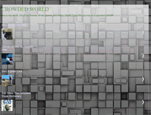 Tablet Screenshot of crowded-world.blogspot.com