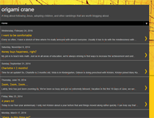 Tablet Screenshot of origamicrane1.blogspot.com