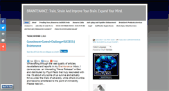 Desktop Screenshot of braintenance.blogspot.com