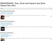 Tablet Screenshot of braintenance.blogspot.com