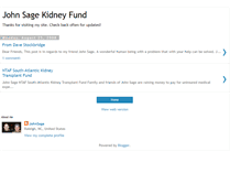 Tablet Screenshot of johnsagekidneyfund.blogspot.com